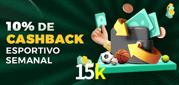 10% de bônus de cashback na 15k
